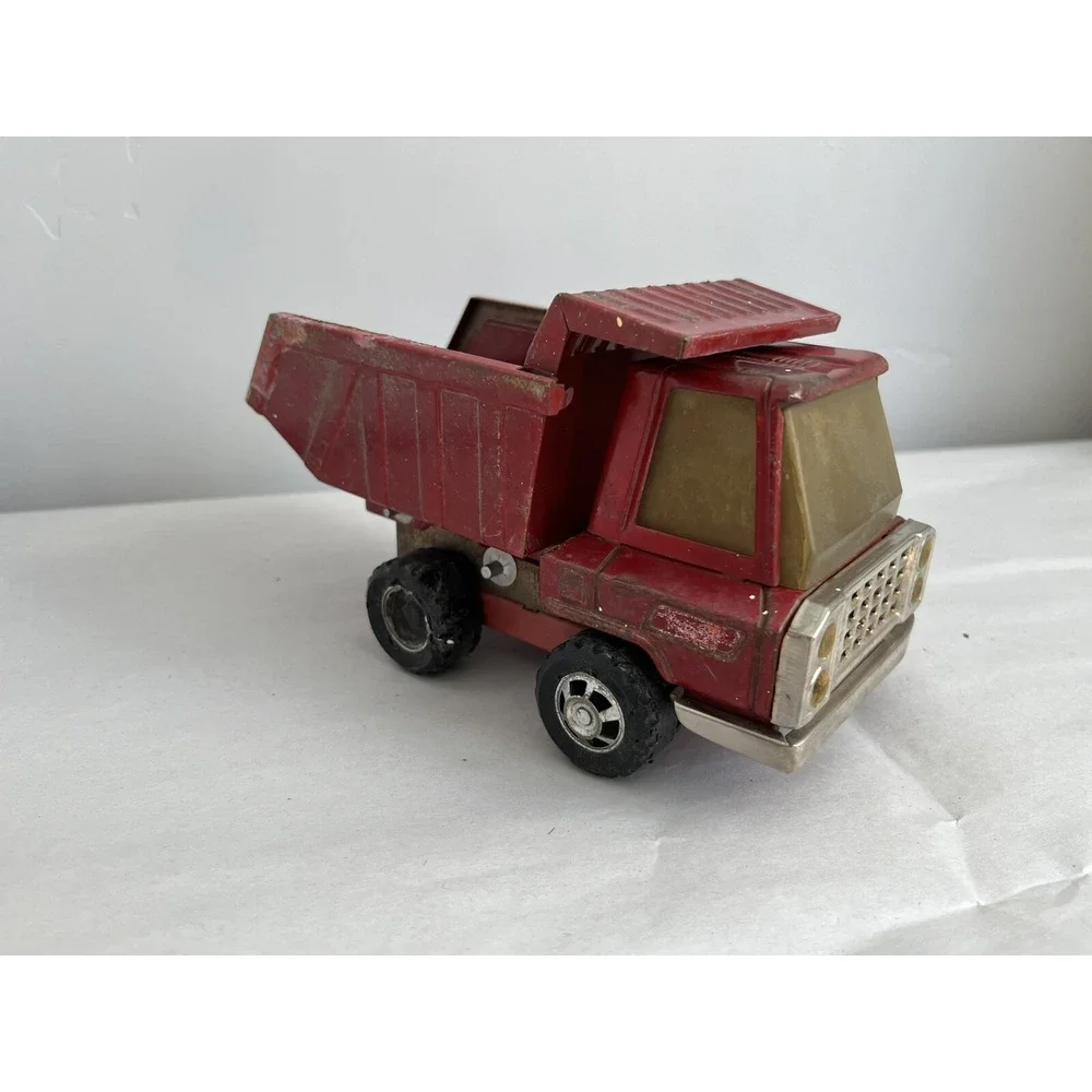 Vintage 1960's Buddy L Red Pressed Steel Dump‎ Truck
